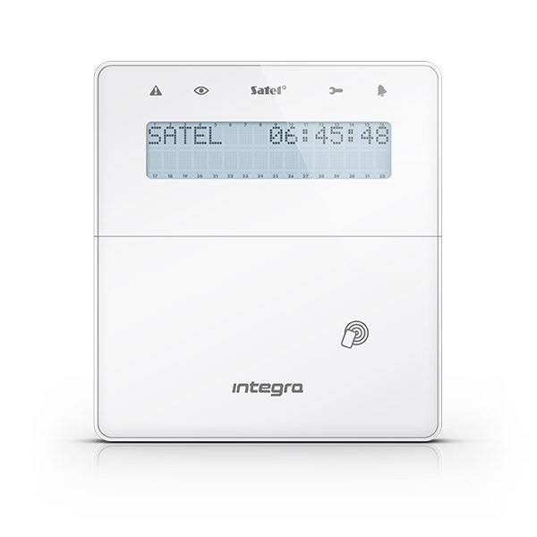 INTEGRA alarm system keypad (INT-KLFR-W)