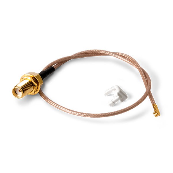 Adapter cable for connecting cellular module IPX connector to antenna SMA connector (IPX-SMA)