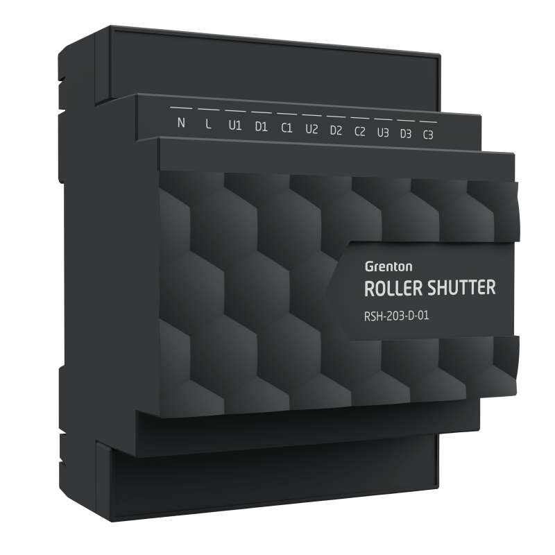 GRENTON ROLLER SHUTTER x3, DIN, TF-Bus
