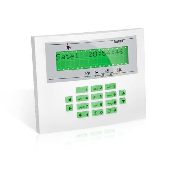 LCD keypad for INTEGRA control panels (INT-KLCDL-GR)
